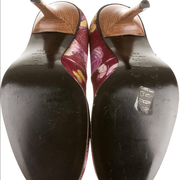 D&G by Dolce&Gabbana Burgundy corduroy butterfly - Picture 6 of 8